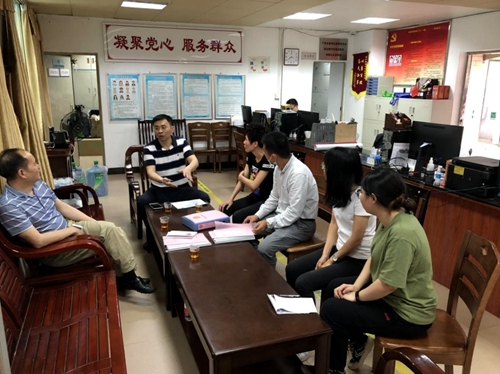 2021-3-31人大桥中街道工委开展社区联络站（点）规范化建设检查1_副本.jpg