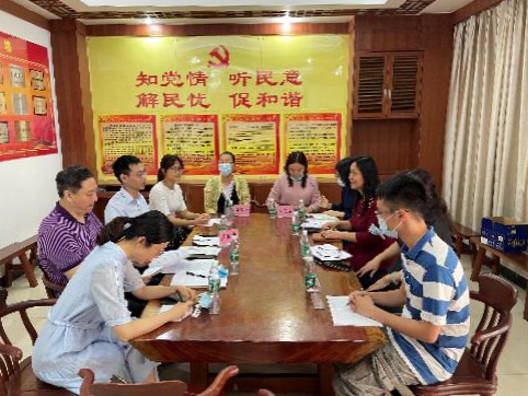 2021-4-26广州市司法局到广州市人大基层立法联系点蟠虬社区立法联络站开展立法调研.jpg