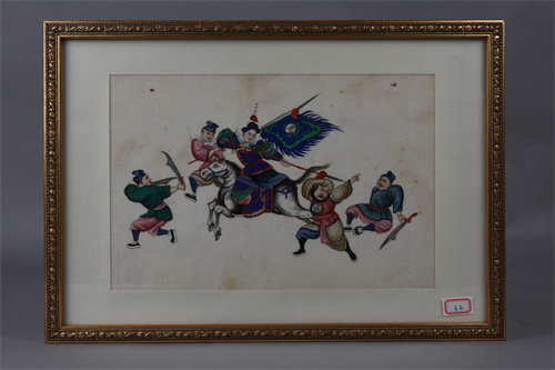 “马超追曹”戏曲故事通草画（1）.jpg