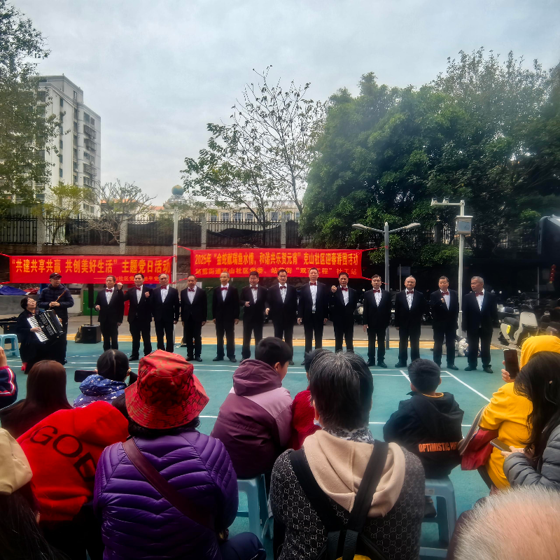 红棉老兵“铁鹰”文艺队为居民带来了文艺表演.jpg